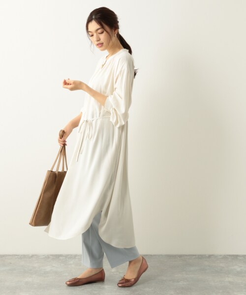 サラリラ2wayバンドカラーワンピース アウトレット価格 公式 グローバルワーク Global Work 通販