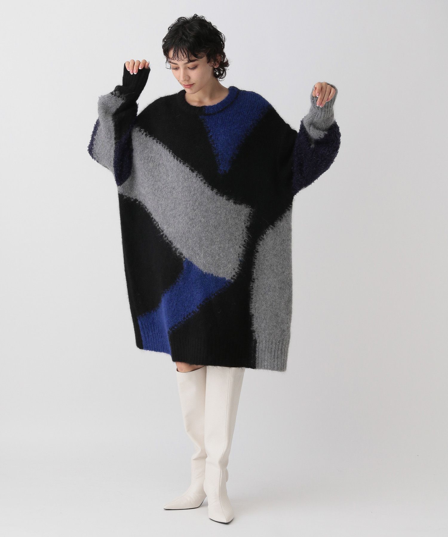 STERNBERG/(U)RIB PONCHO OP STERNBERG グローバルワーク ワンピース