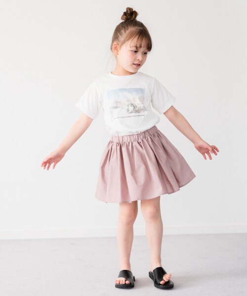インナー付きカラフルスカート 無地 キッズ cm拡大 公式 グローバルワーク Global Work 通販