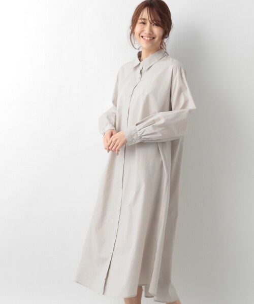 ボリュームスリーブシャツワンピース 公式 グローバルワーク Global Work 通販