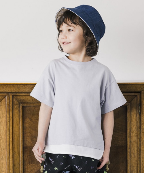 シャーベッteeレイヤード キッズ cm拡大 公式 グローバルワーク Global Work 通販