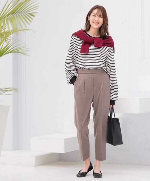 Xxlサイズweb限定 ウツクシルエットテーパードパンツ 公式 グローバルワーク Global Work 通販