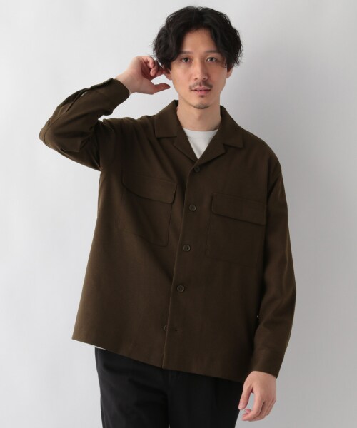 メランジcpoシャツブルゾン 公式 グローバルワーク Global Work 通販