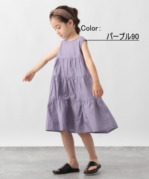2wayティアードワンピ キッズ cm拡大 公式 グローバルワーク Global Work 通販
