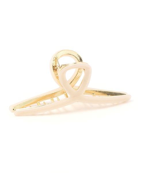 GLOBAL WORK ノットヘアクリップC/965895 オフホワイト ウィメンズグッズ グローバルワーク 965895 and ST アンドエスティ(旧ドットエスティ) GLOBAL WORK ノットヘアクリップC/965895 オフホワイト ウィメンズグッズ グローバルワーク 965895 and ST アンドエスティ(旧ドットエスティ)