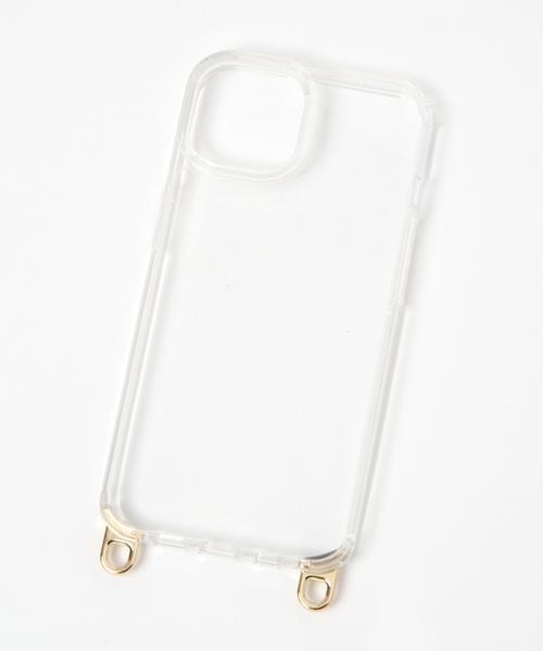 GLOBAL WORK フック付きケースiPhone13/14 イエロー ウィメンズグッズ グローバルワーク 972863 and ST アンドエスティ（旧ドットエスティ）