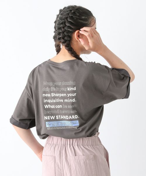 GLOBAL WORK ヘビロッTEE/ワイド半袖/キッズ/976076/アウトレット価格 チャコールグレー キッズ グローバルワーク 976076 and ST アンドエスティ(旧ドットエスティ) GLOBAL WORK ヘビロッTEE/ワイド半袖/キッズ/976076/アウトレット価格 チャコールグレー キッズ グローバルワーク 976076 and ST アンドエスティ(旧ドットエスティ)
