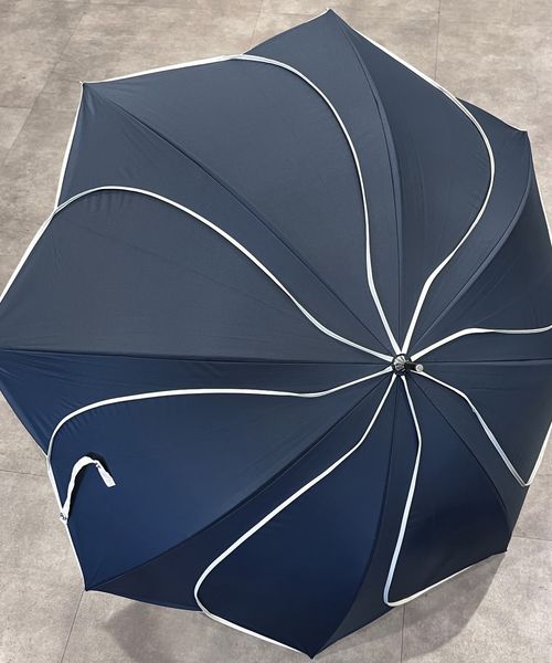 GLOBAL WORK フラワーパイピング晴雨傘/985590 ネイビー ウィメンズグッズ グローバルワーク 985590 and ST アンドエスティ(旧ドットエスティ) GLOBAL WORK フラワーパイピング晴雨傘/985590 ネイビー ウィメンズグッズ グローバルワーク 985590 and ST アンドエスティ(旧ドットエスティ)