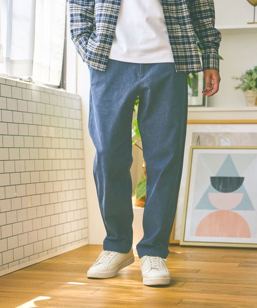 GLOBAL WORK スゴラクストレッチイージーパンツ/986672 ブルー L メンズボトムス グローバルワーク 986672 and ST アンドエスティ(旧ドットエスティ) GLOBAL WORK スゴラクストレッチイージーパンツ/986672 ブルー L メンズボトムス グローバルワーク 986672 and ST アンドエスティ(旧ドットエスティ)