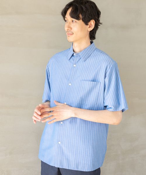 新色追加予約/サラサマ快適シャツ/レギュラーカラー/半袖/986832 