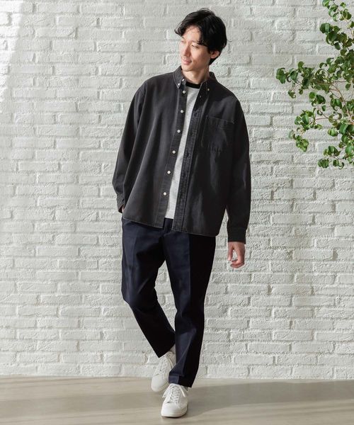 シワになりにくいデニムシャツ/986879/アウトレット価格 | [公式