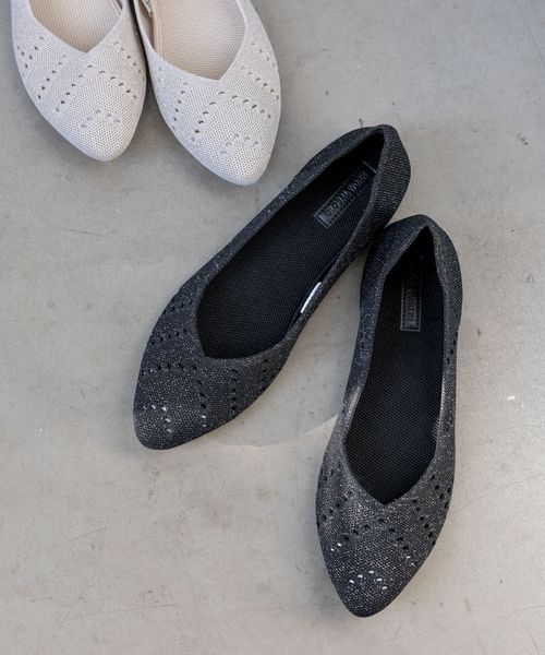 GLOBAL WORK らくっション洗えるフィットパンプス/991727 ライトグレー S ウィメンズグッズ グローバルワーク 991727 and ST アンドエスティ（旧ドットエスティ）