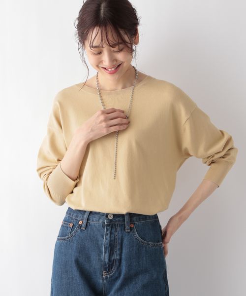GLOBAL WORK 洗えるボートネックプルオーバー/MATINEE LINE/991806 イエロー L マチネ グローバルワーク 991806 and ST アンドエスティ(旧ドットエスティ) GLOBAL WORK 洗えるボートネックプルオーバー/MATINEE LINE/991806 イエロー L マチネ グローバルワーク 991806 and ST アンドエスティ(旧ドットエスティ)