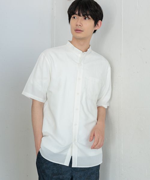 GLOBAL WORK イージーケアリネンシャツ/バンドカラー/半袖/992228/アウトレット価格 オフホワイト XL メンズインナー グローバルワーク 992228 and ST アンドエスティ(旧ドットエスティ) GLOBAL WORK イージーケアリネンシャツ/バンドカラー/半袖/992228/アウトレット価格 オフホワイト XL メンズインナー グローバルワーク 992228 and ST アンドエスティ(旧ドットエスティ)