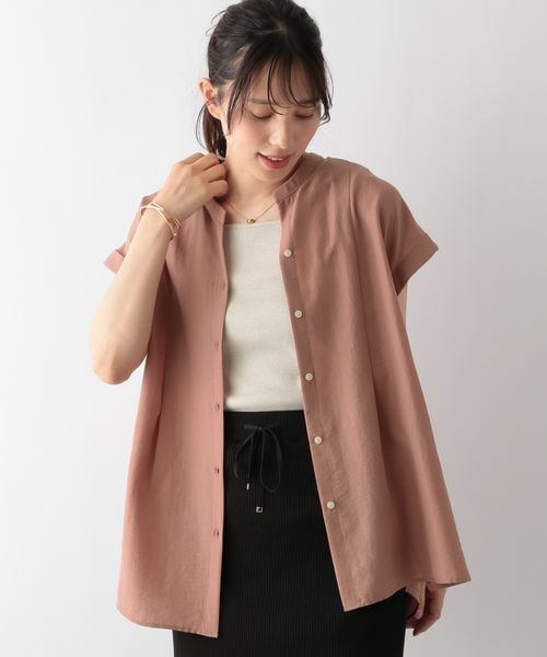 GLOBAL WORK 防シワバックプリーツフレンチスリーブ/992252 オレンジ L ウィメンズインナー グローバルワーク 992252 and ST アンドエスティ(旧ドットエスティ) GLOBAL WORK 防シワバックプリーツフレンチスリーブ/992252 オレンジ L ウィメンズインナー グローバルワーク 992252 and ST アンドエスティ(旧ドットエスティ)