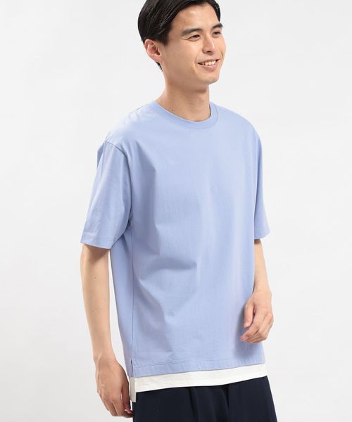GLOBAL WORK Smile Seed Store 冷感レイヤードTシャツ半袖/102436 ライトブルー XL メンズインナー(GS) グローバルワーク スマイルシードストア 102436 and ST アンドエスティ(旧ドットエスティ) GLOBAL WORK Smile Seed Store 冷感レイヤードTシャツ半袖/102436 ライトブルー XL メンズインナー(GS) グローバルワーク スマイルシードストア 102436 and ST アンドエスティ(旧ドットエスティ)