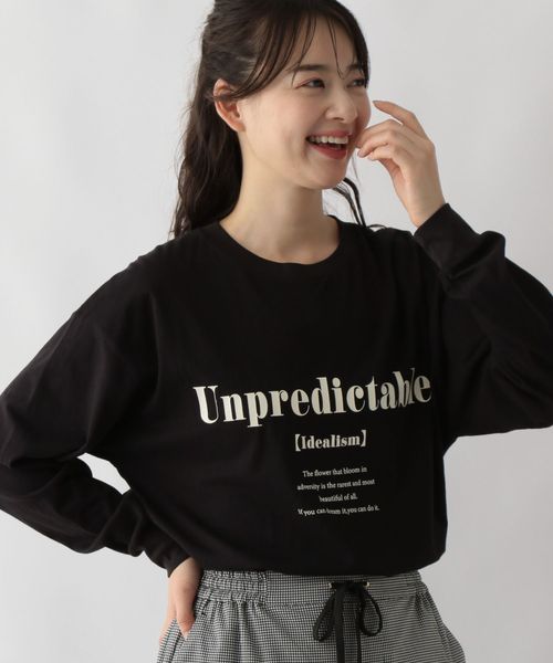 GLOBAL WORK Smile Seed Store コットンプリントTシャツ長袖/147428 ブラック M ウィメンズインナー(GS) グローバルワーク スマイルシードストア 147428 and ST アンドエスティ(旧ドットエスティ) GLOBAL WORK Smile Seed Store コットンプリントTシャツ長袖/147428 ブラック M ウィメンズインナー(GS) グローバルワーク スマイルシードストア 147428 and ST アンドエスティ(旧ドットエスティ)