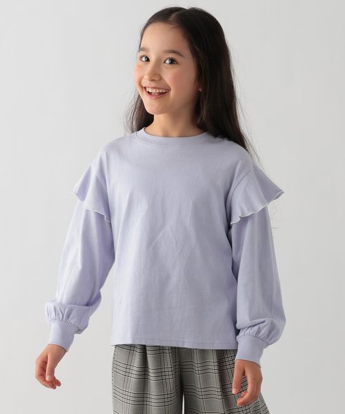 GLOBAL WORK Smile Seed Store コットンソデフリルTシャツ/長袖/キッズ/148301 その他1 キッズ(GS) グローバルワーク スマイルシードストア 148301 and ST アンドエスティ(旧ドットエスティ) GLOBAL WORK Smile Seed Store コットンソデフリルTシャツ/長袖/キッズ/148301 その他1 キッズ(GS) グローバルワーク スマイルシードストア 148301 and ST アンドエスティ(旧ドットエスティ)