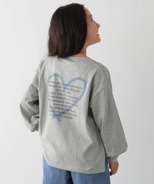 GLOBAL WORK Smile Seed Store コットンガールズプリントTシャツ/長袖/キッズ/148308 グレー キッズ(GS) グローバルワーク スマイルシードストア 148308 and ST アンドエスティ(旧ドットエスティ) GLOBAL WORK Smile Seed Store コットンガールズプリントTシャツ/長袖/キッズ/148308 グレー キッズ(GS) グローバルワーク スマイルシードストア 148308 and ST アンドエスティ(旧ドットエスティ)