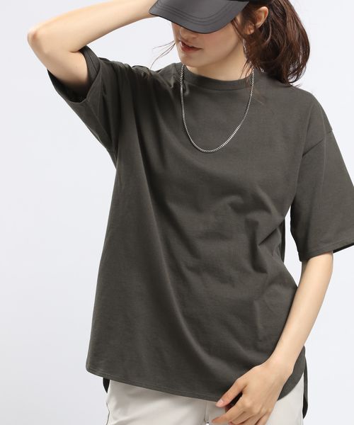 コットン裾ラウンドTシャツ半袖 | [公式]グローバルワークスマイルシードストア（GLOBAL WORK Smile Seed Store）通販