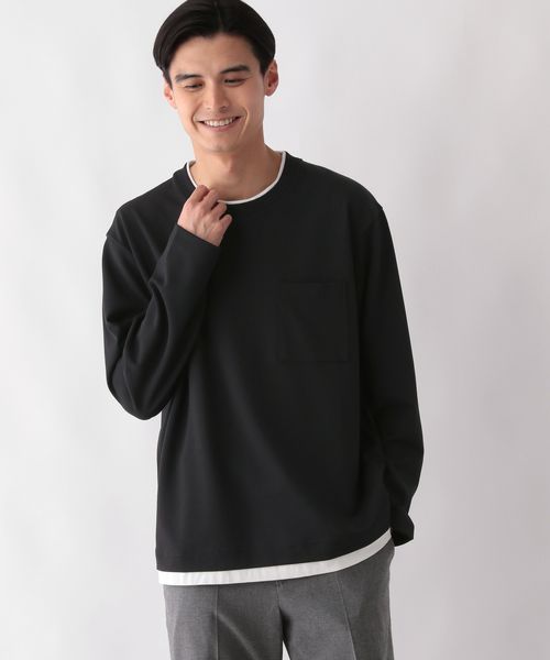 GLOBAL WORK Smile Seed Store ジョーゼットレイヤーTシャツ長袖/213216 ブラック M メンズインナー(GS) グローバルワーク スマイルシードストア 213216 and ST アンドエスティ(旧ドットエスティ) GLOBAL WORK Smile Seed Store ジョーゼットレイヤーTシャツ長袖/213216 ブラック M メンズインナー(GS) グローバルワーク スマイルシードストア 213216 and ST アンドエスティ(旧ドットエスティ)