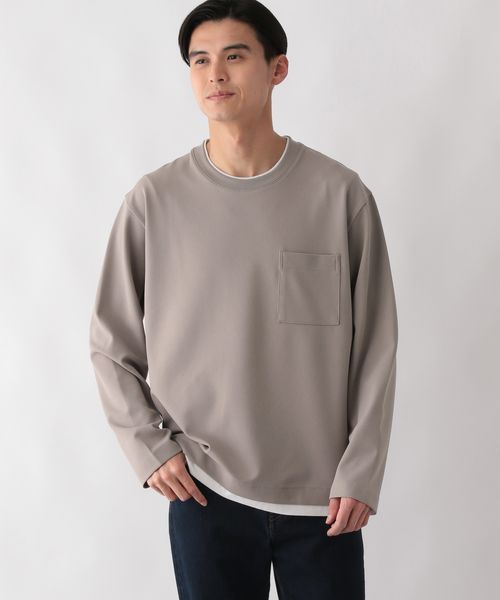 GLOBAL WORK Smile Seed Store ジョーゼットレイヤーTシャツ長袖/213216 ベージュ L メンズインナー(GS) グローバルワーク スマイルシードストア 213216 and ST アンドエスティ(旧ドットエスティ) GLOBAL WORK Smile Seed Store ジョーゼットレイヤーTシャツ長袖/213216 ベージュ L メンズインナー(GS) グローバルワーク スマイルシードストア 213216 and ST アンドエスティ(旧ドットエスティ)