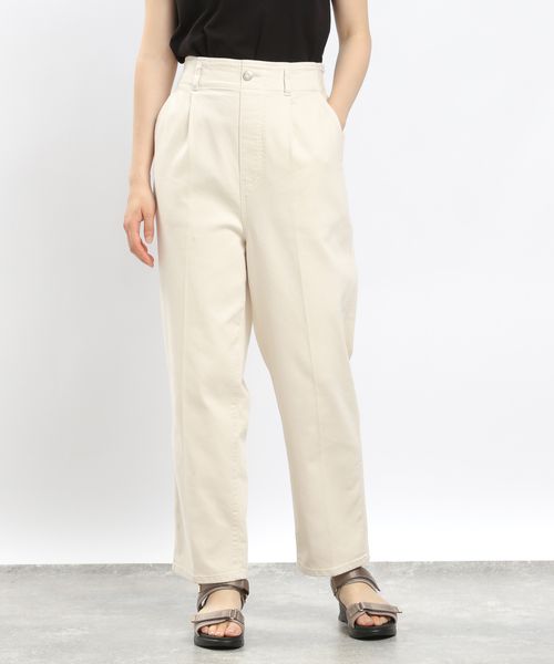GLOBAL WORK Smile Seed Store デニムタックテーパードパンツ/977003 ナチュラル XL ウィメンズボトムス(GS) グローバルワーク スマイルシードストア 977003 and ST アンドエスティ(旧ドットエスティ) GLOBAL WORK Smile Seed Store デニムタックテーパードパンツ/977003 ナチュラル XL ウィメンズボトムス(GS) グローバルワーク スマイルシードストア 977003 and ST アンドエスティ(旧ドットエスティ)
