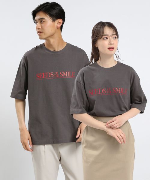 GLOBAL WORK Smile Seed Store コットンプリントTシャツ半袖/984098 チャコールグレー M メンズインナー(GS) グローバルワーク スマイルシードストア 984098 and ST アンドエスティ(旧ドットエスティ) GLOBAL WORK Smile Seed Store コットンプリントTシャツ半袖/984098 チャコールグレー M メンズインナー(GS) グローバルワーク スマイルシードストア 984098 and ST アンドエスティ(旧ドットエスティ)