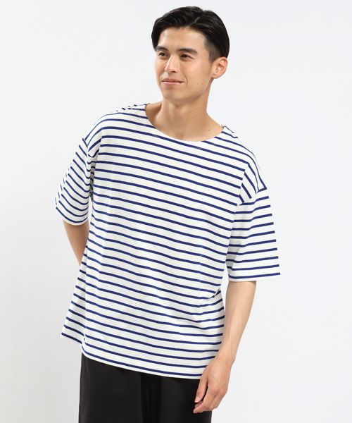 GLOBAL WORK Smile Seed Store コットンボーダーTシャツ半袖/984102 ライトブルー XL メンズインナー(GS) グローバルワーク スマイルシードストア 984102 and ST アンドエスティ(旧ドットエスティ) GLOBAL WORK Smile Seed Store コットンボーダーTシャツ半袖/984102 ライトブルー XL メンズインナー(GS) グローバルワーク スマイルシードストア 984102 and ST アンドエスティ(旧ドットエスティ)