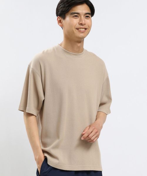 GLOBAL WORK Smile Seed Store 速乾ワッフルTシャツ半袖/991893 ライトベージュ L メンズインナー(GS) グローバルワーク スマイルシードストア 991893 and ST アンドエスティ(旧ドットエスティ) GLOBAL WORK Smile Seed Store 速乾ワッフルTシャツ半袖/991893 ライトベージュ L メンズインナー(GS) グローバルワーク スマイルシードストア 991893 and ST アンドエスティ(旧ドットエスティ)