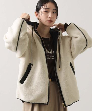 ボアバイカラーフードジャケット | [公式]Gready Brilliant（グレディ