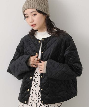 ベロアキルトクルーショートジャケット | [公式]Gready Brilliant（グ