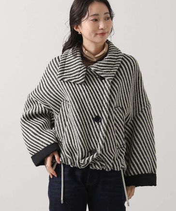 ウールツィード大衿ショートコート | [公式]Gready Brilliant（グ