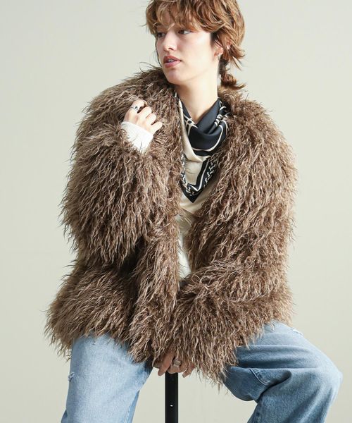 ロングファーミニジャケット ロングファージャケット【LANCER CLOTHING CORPORATION】 | [公式