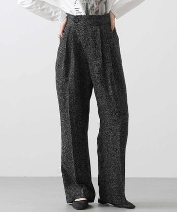 ツィードラップセンタープレスパンツ | [公式]Gready Brilliant（グ