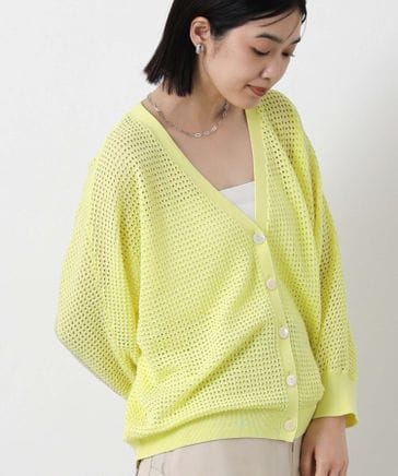 新品タグ付 Kiryuyrik メッシュドルマンスリーブカーディガン メッシュドルマンVネックカーディガン | [公式]Gready Brilliant（グ
