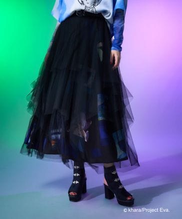 新世紀エヴァンゲリオン×HARE】チュールレイヤースカート | [公式]ハレ