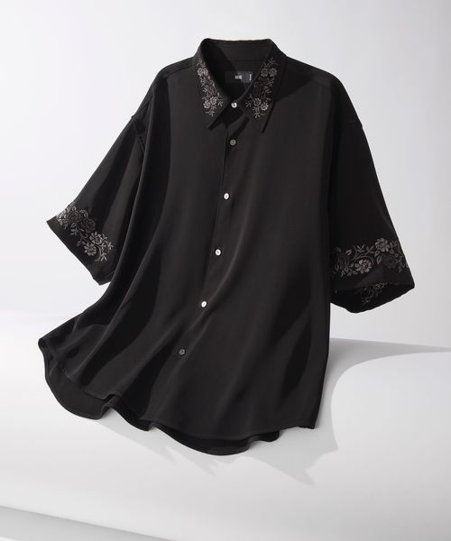 HARE 【新色WEB先行予約 SET UP対応 UNISEX】TOROMIシシュウシャツSS ブラック S メンズインナー ハレ 116478 and ST アンドエスティ(旧ドットエスティ) HARE 【新色WEB先行予約 SET UP対応 UNISEX】TOROMIシシュウシャツSS ブラック S メンズインナー ハレ 116478 and ST アンドエスティ(旧ドットエスティ)