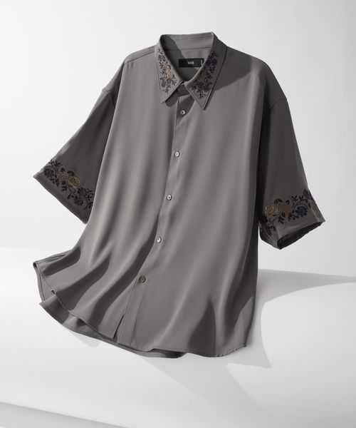 HARE 【新色WEB先行予約 SET UP対応 イージーケア UNISEX】TOROMIシシュウシャツSS ライトグレー S メンズインナー ハレ 116478 and ST アンドエスティ(旧ドットエスティ) HARE 【新色WEB先行予約 SET UP対応 イージーケア UNISEX】TOROMIシシュウシャツSS ライトグレー S メンズインナー ハレ 116478 and ST アンドエスティ(旧ドットエスティ)