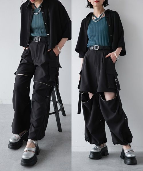 hare wear ゴム スラックス 2way 安い