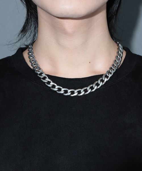 HARE 【MADE IN JAPAN】ステンレスチェーンネックレス ライトグレー FREE メンズグッズ ハレ 136332 and ST アンドエスティ(旧ドットエスティ) HARE 【MADE IN JAPAN】ステンレスチェーンネックレス ライトグレー FREE メンズグッズ ハレ 136332 and ST アンドエスティ(旧ドットエスティ)