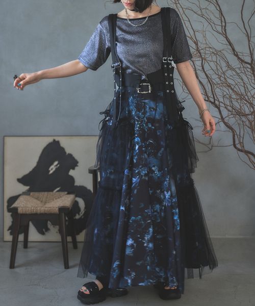 HARE 【WEB先行予約 LADIES】サスツキチュールベルトスカート ブラック FREE ウィメンズボトムス ハレ 144173 and ST アンドエスティ(旧ドットエスティ) HARE 【WEB先行予約 LADIES】サスツキチュールベルトスカート ブラック FREE ウィメンズボトムス ハレ 144173 and ST アンドエスティ(旧ドットエスティ)