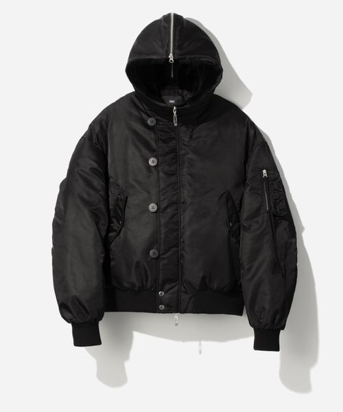 HARE N-2B型 フライトジャケット ブラック Mサイズ HARE N-2B型 フライトジャケット ブラック Mサイズ コンパクトN-2B