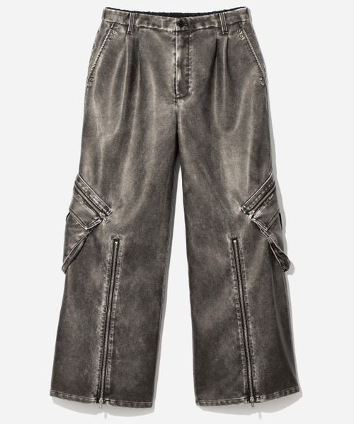HARE 【SET UP対応】ベルトデザインカーゴパンツ チャコールグレー M メンズボトムス ハレ 151585 and ST アンドエスティ(旧ドットエスティ) HARE 【SET UP対応】ベルトデザインカーゴパンツ チャコールグレー M メンズボトムス ハレ 151585 and ST アンドエスティ(旧ドットエスティ)