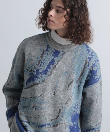 HARE（ハレ）の「アブストラクトカラーモヘヤプルオーバー（ニット/セーター）」 - WEAR