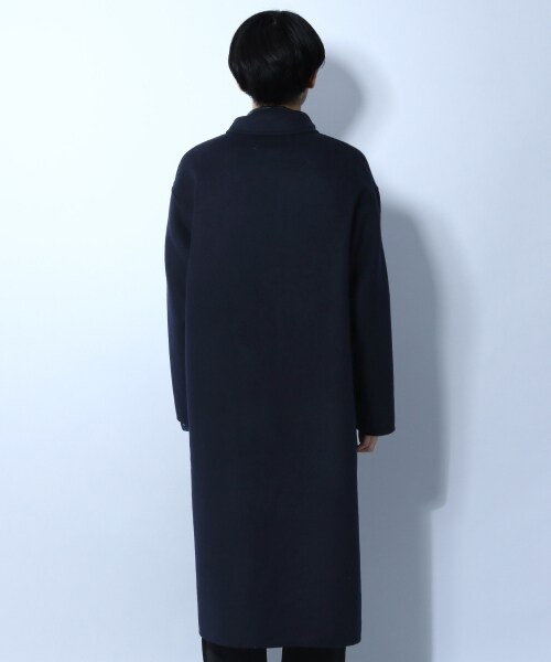 ブランドのギフト Hare コート ネイビー Han9 チェスターコート Hlt No