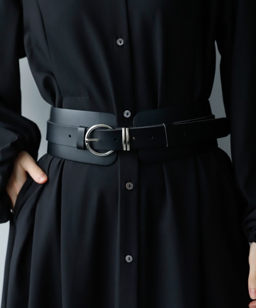 HARE 【LADIES】2WAYワイドベルト ブラック FREE ウィメンズグッズ ハレ 229417 and ST アンドエスティ(旧ドットエスティ) HARE 【LADIES】2WAYワイドベルト ブラック FREE ウィメンズグッズ ハレ 229417 and ST アンドエスティ(旧ドットエスティ)
