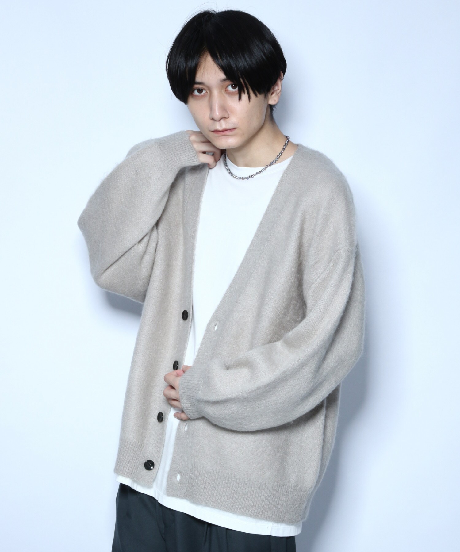 モヘアニットカーディガン 公式 ハレ Hare 通販