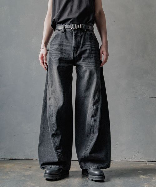 HARE 【SET UP対応】3ディメンションデニムパンツ ブラック M メンズボトムス ハレ 284109 and ST アンドエスティ(旧ドットエスティ) HARE 【SET UP対応】3ディメンションデニムパンツ ブラック M メンズボトムス ハレ 284109 and ST アンドエスティ(旧ドットエスティ)