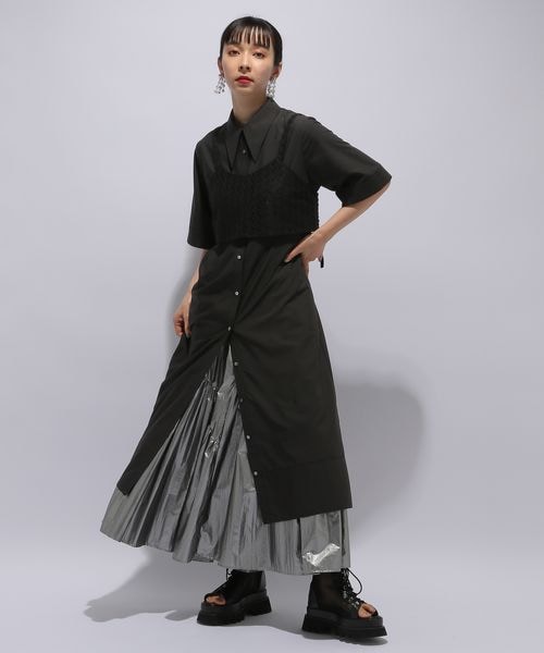 Ladies 2pレースビスチェワンピース 公式 ハレ Hare 通販